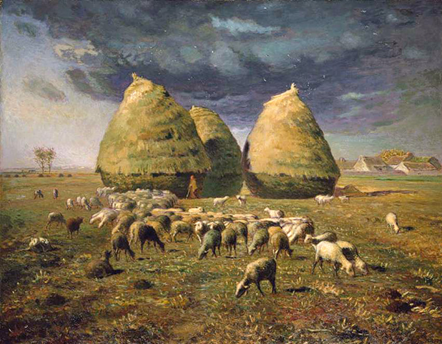 haystacks autumn